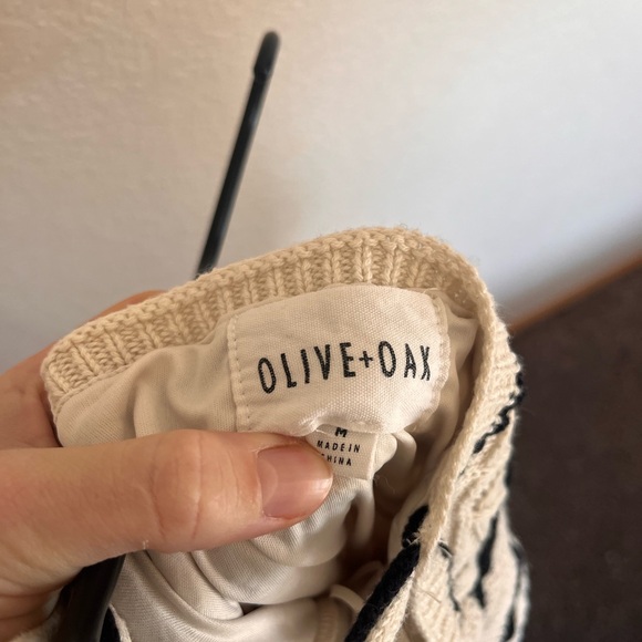 Olive & Oak Crochet Midi Dress with Black Trim Detailing - Picture 7 of 7